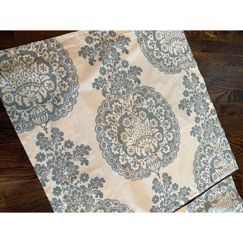 Pottery barn Euro shams lucianna gray medallion